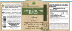 Horse Chestnut Extract 300 mg