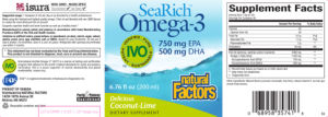 SeaRich Omega-3 Delicious Coconut-Lime