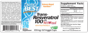 Trans-Resveratrol 100 With ResVinol