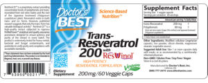 Trans-Resveratrol 200 With ResVinol