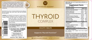 Label for Thyroid Complex