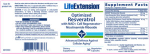 Optimized Resveratrol With NAD + Cell Re