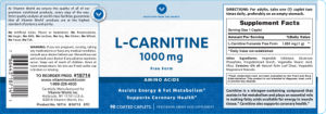 L-Carnitine 1000 mg Free Form