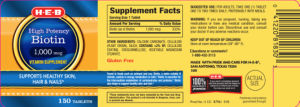High Potency Biotin 1,000 mcg