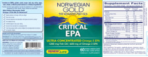 Norwegian Gold Critical EPA Natural Oran