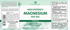 High Potency Magnesium 500 mg