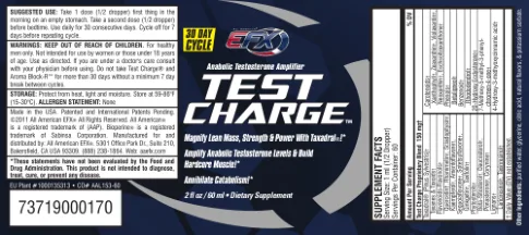 Label for Test Charge