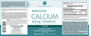 Calcium 600 mg + Vitamin D3