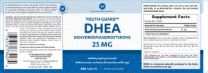 Youth Guard DHEA Dehydroepiandrosterone 
