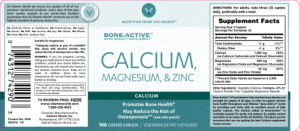 Calcium, Magnesium, & Zinc