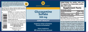 Glucosamine Sulfate 500 mg