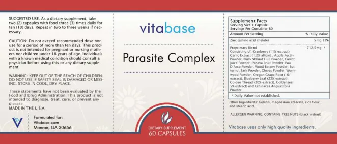 Label for Parasite Complex