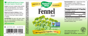 Fennel Seed 480 mg
