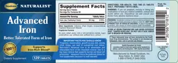 Label for Advanced Iron