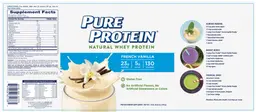 Label for Pure Protein French Vanilla