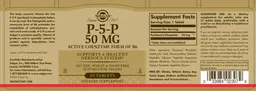 Label for P-5-P 50 mg