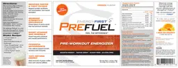 Label for Prefuel Orange Flavor