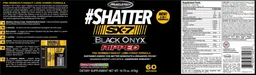 Label for #Shatter SX-7 Black Onyx Ripped Cherry Limeade Twist