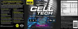 Label for Cell Tech Grape