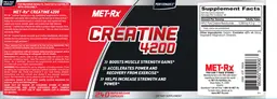 Label for Creatine 4200