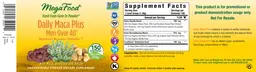 Label for Daily Maca Plus Men Over 40
