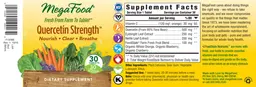 Label for Quercetin Strength
