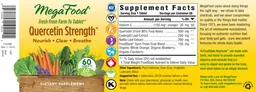 Label for Quercetin Strength