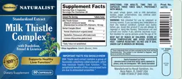 Label for Milk Thistle Complex