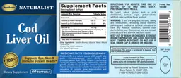 Label for Cod Liver Oil
