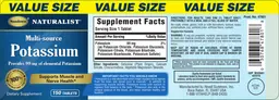 Label for Multi-Source Potassium