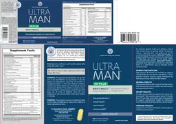 Label for Ultra Man 50 Plus