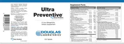 Label for Ultra Preventive Easy Swallow