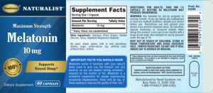 Maximum Strength Melatonin 10 mg