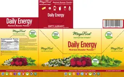 Label for Daily Energy Nutrient Booster Powder