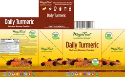 Label for Daily Turmeric Nutrient Booster Powder