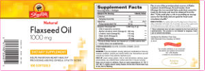 Natural Flaxseed Oil 1000 mg