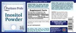 Label for Inositol Powder