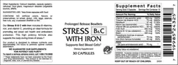 Label for Stress B&C With Iron