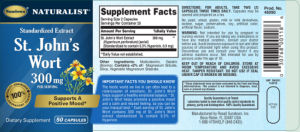 St. John's Wort 300 mg