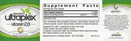 Label for Ultraplex Vitamin D3