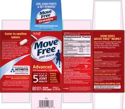 Label for Advanced With Glucosamine + Chondroitin