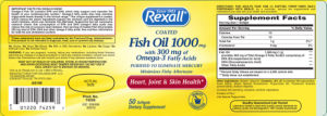 Coated Fish Oil 1000 mg