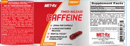 Label for Timed-Release Caffeine