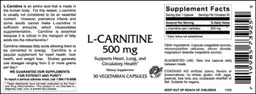 L-Carnitine 500 mg