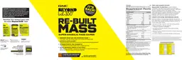 Label for Re-Built Mass Chocolate Brownie