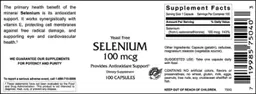 Selenium 100 mcg