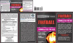 Label for Fireball Formulated For Her