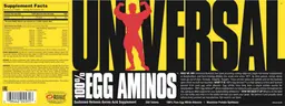 Label for 100% Egg Aminos