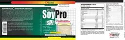 Label for Advanced Soy Pro Banana