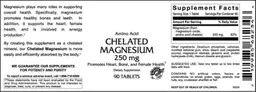 Chelated Magnesium 250 mg